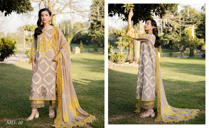 CHARIZMA SHEEN Embroidered Lawn
