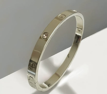 stainless steel bangles two