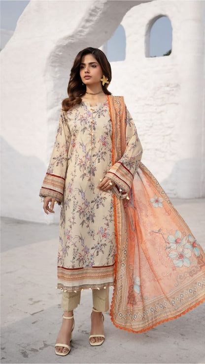 Colors Digital Printed Lawn