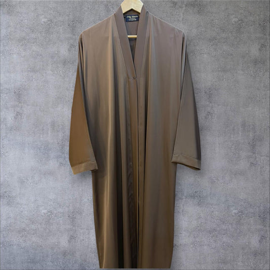 Highneck frontopen abaya