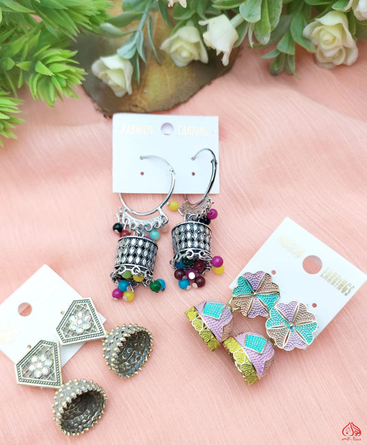 3 Pc Indian Jhumki