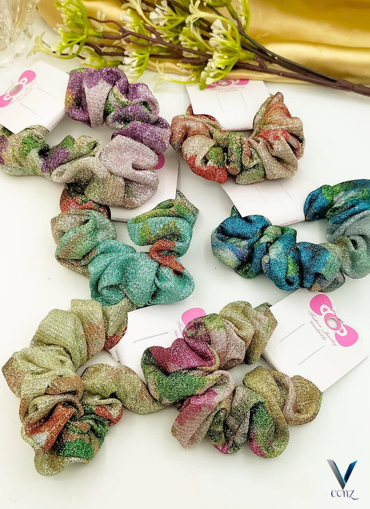 Fancy China printed Scrunchie