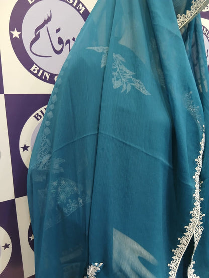 AZURE CHIFFON EMBROIDERED COLLECTION