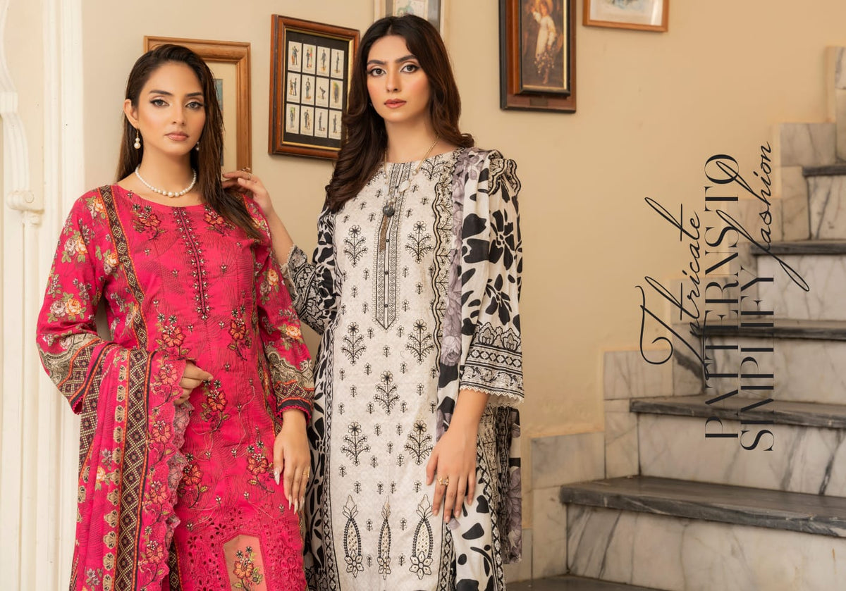 Frenzey Cutwork Dupatta Series