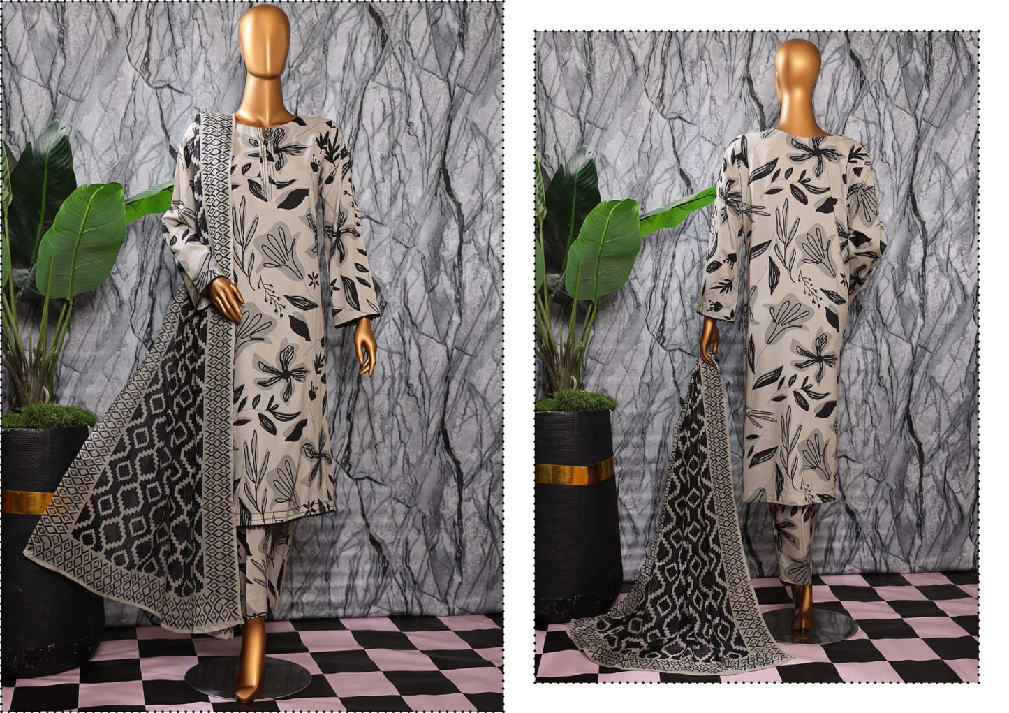 Linen Wintry Digital Printed Collection