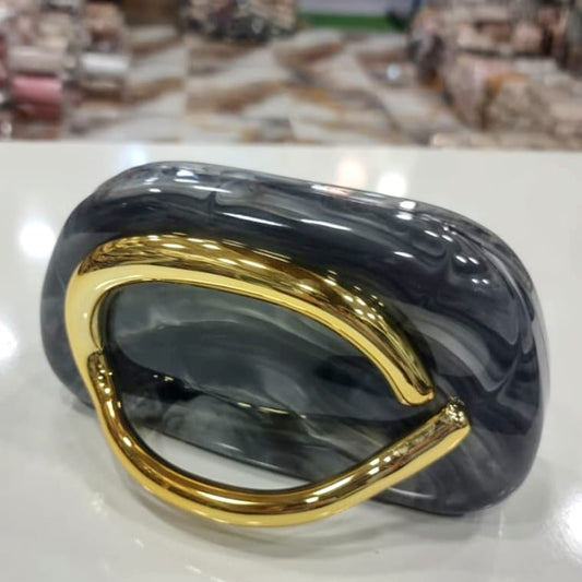 Women Wedding Ladies Clutch Purse marble Luxury