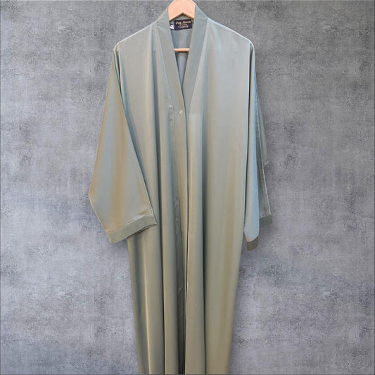 Highneck frontopen abaya