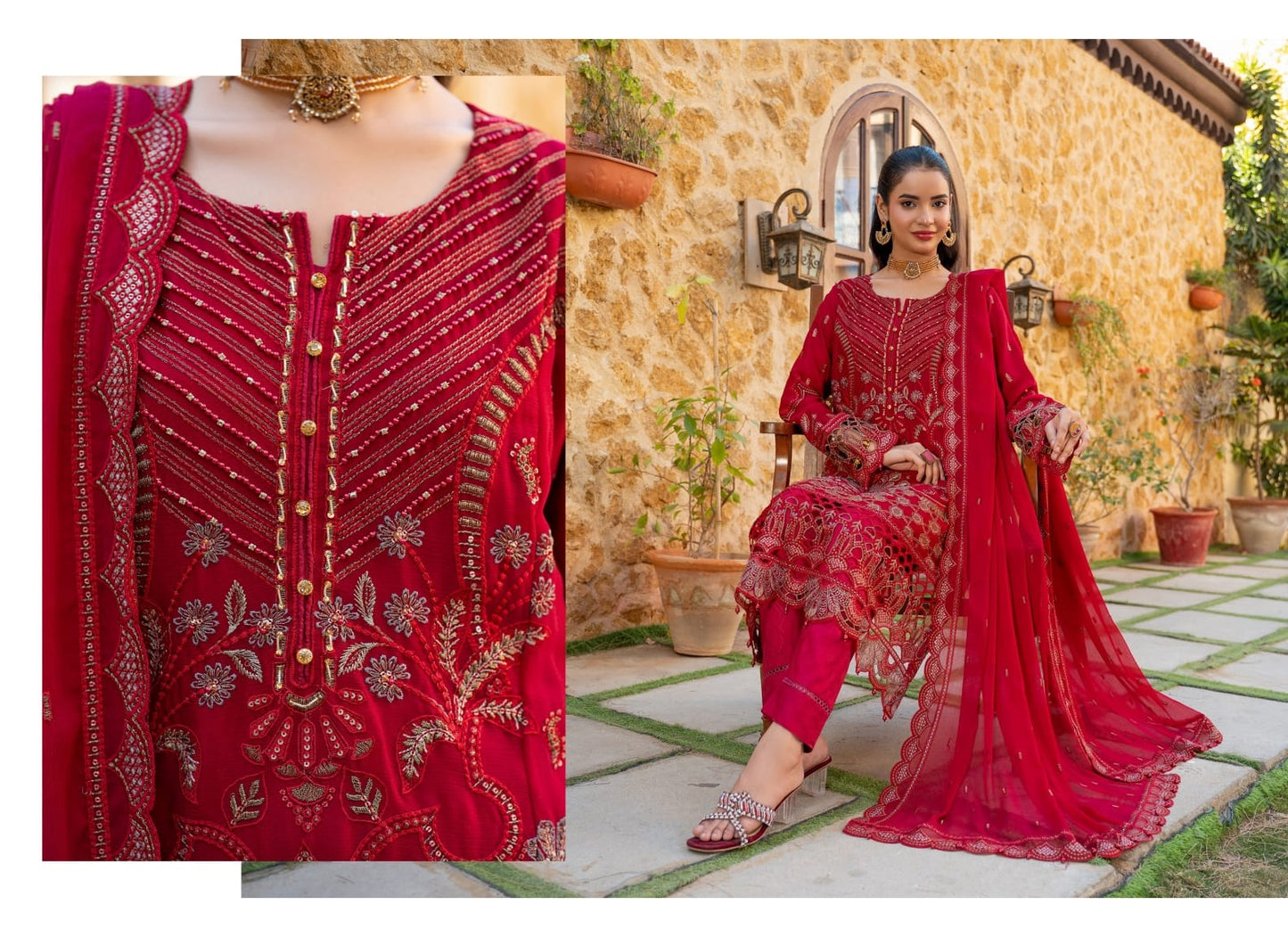 ASMIRA LUXE CHIFFON Embroidered Collection 𝟸𝟶𝟸𝟼