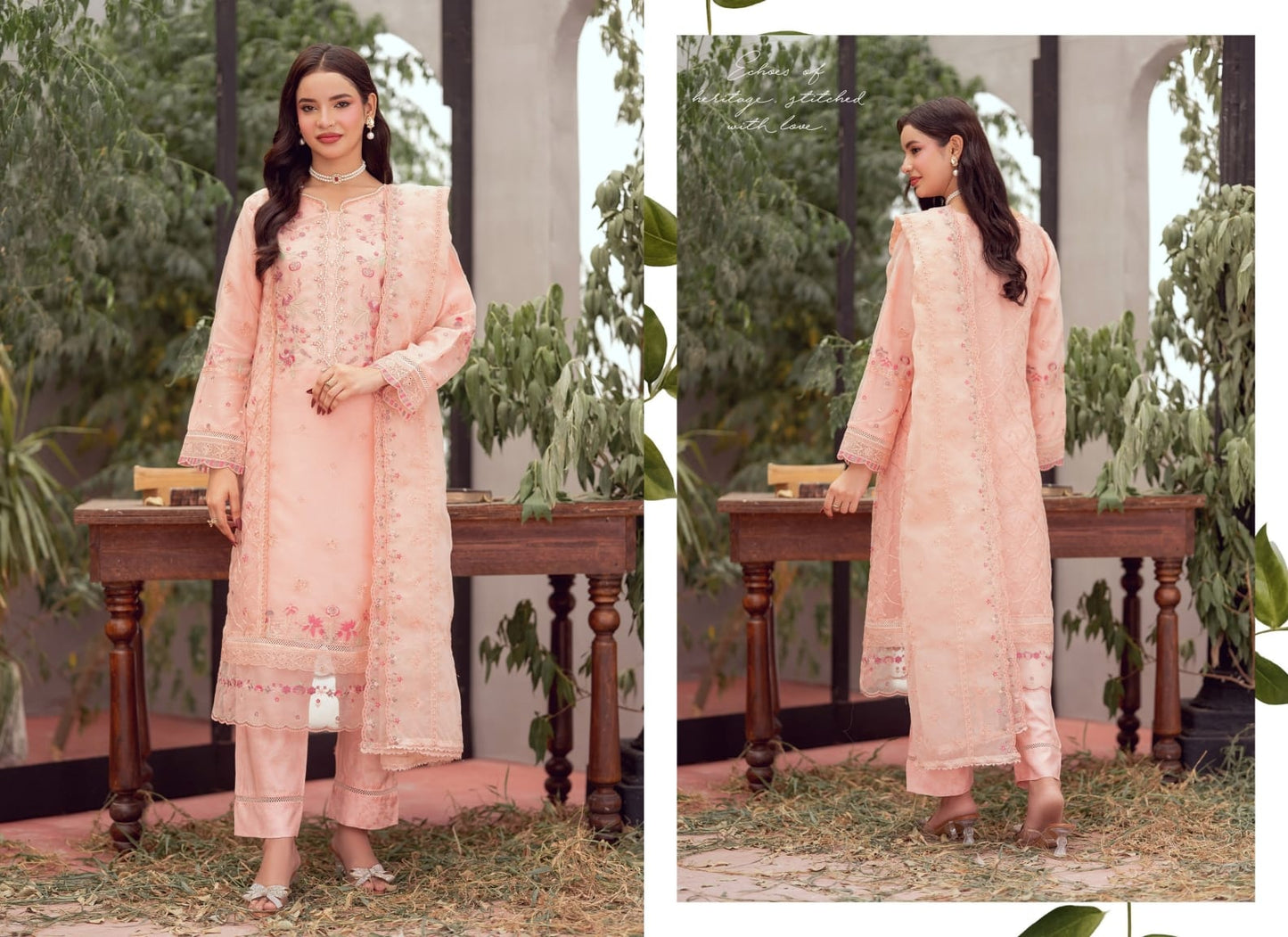 FALIHA Fancy ORGANZA Embroidered Collection 𝟸𝟶𝟸𝟼