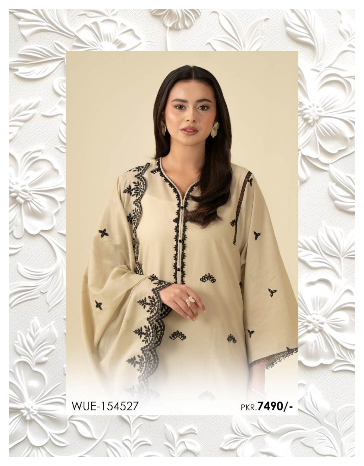 BEENA BY BEYOND EAST Embroidered Unstiched 3 Pcs Lawn Collection