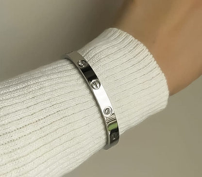 stainless steel bangles two