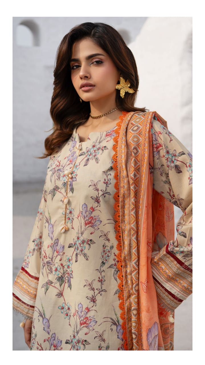 Colors Digital Printed Lawn