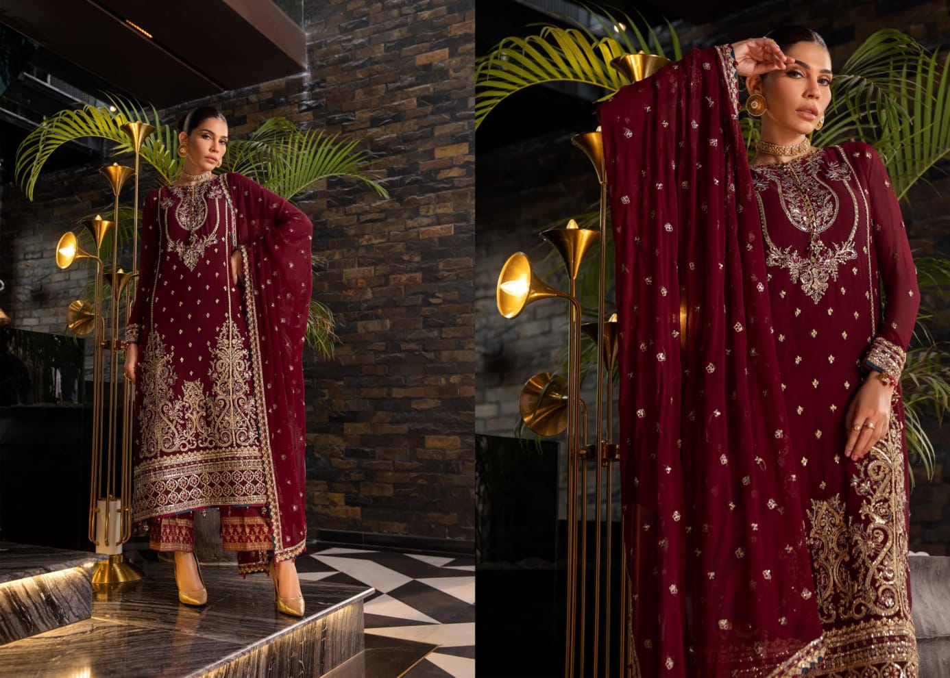 Afsaneh Luxury Pure Bamber Chiffon Collection