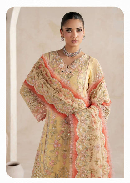 Gulaal Unstitched Embroidered Chiffon