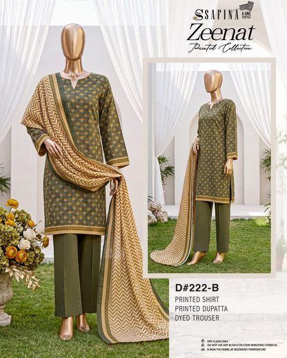 SAFINA Zeenat Digital Printed Lawn 3 PIECE Collection 2026
