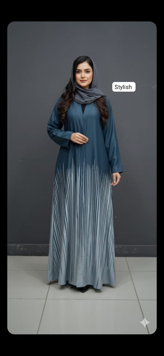 Front open abaya