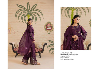 ZEENAT MOSHO PRET STITCHED COTTON CODES COLLECTION