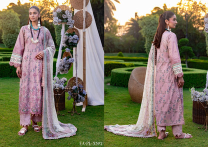 ESHAISHA PRINTED LAWN EMBROIDERED COLLECTION VOL-3