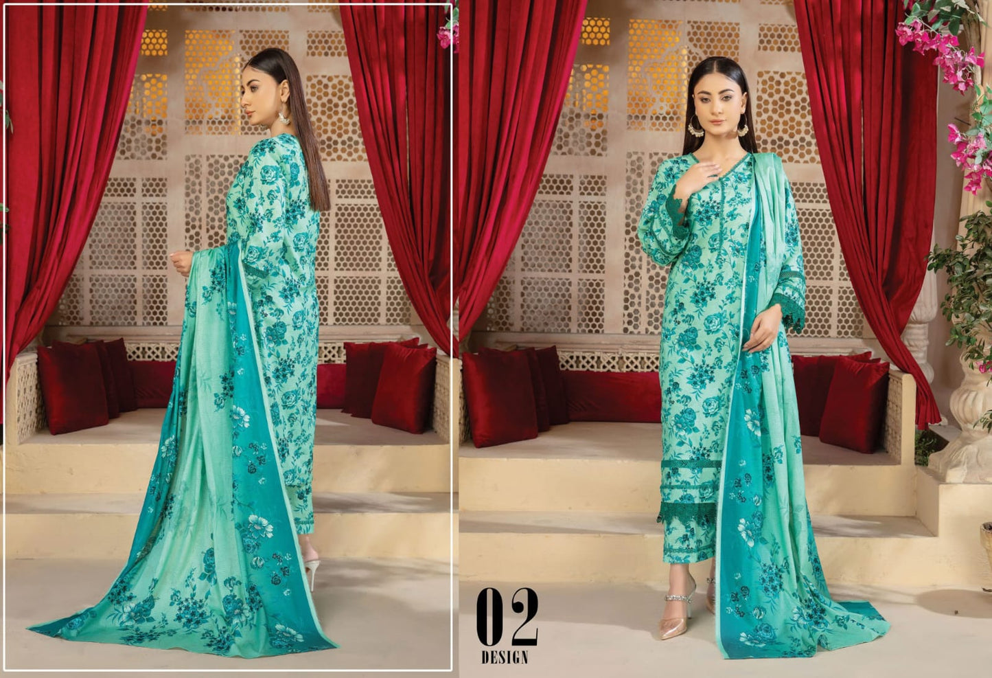 Orchid BiN Naeem Bana Dora Luxury Lawn