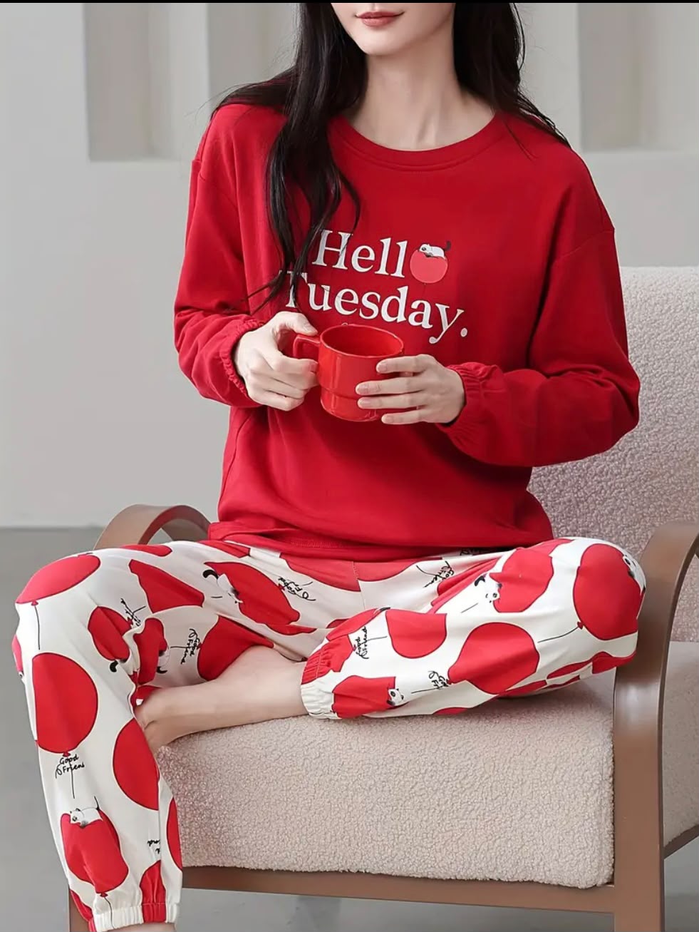 Printed Night Suit