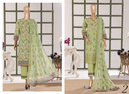 Samira Digital Printed Embroidered Chikankari Lawn Collection