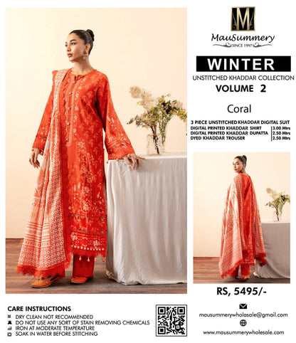 MAUSUMMERY Digital Printed KHADDAR Collection