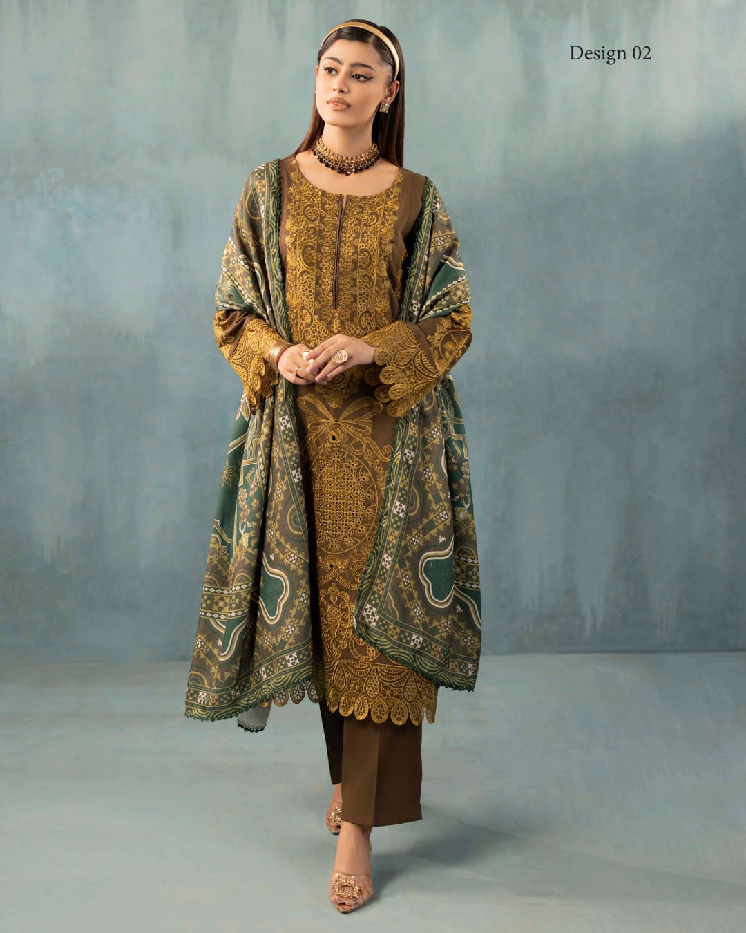 ADAN'S LIBAS DHANAK READY TO WEAR 3 PIECE