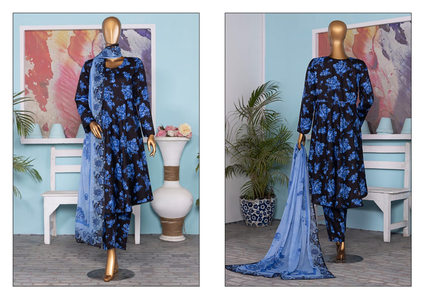 Linen Wintry Digital Printed Collection