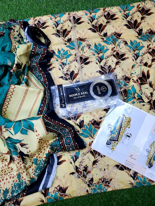 NooR Azal Embroidered 3 Pcs Collection