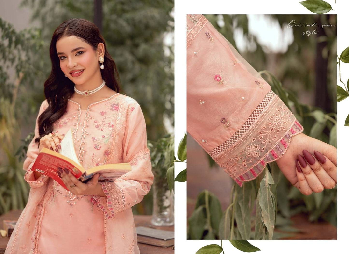 FALIHA Fancy ORGANZA Embroidered Collection 𝟸𝟶𝟸𝟼