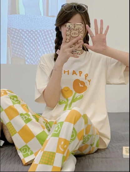 Printed Night Suit