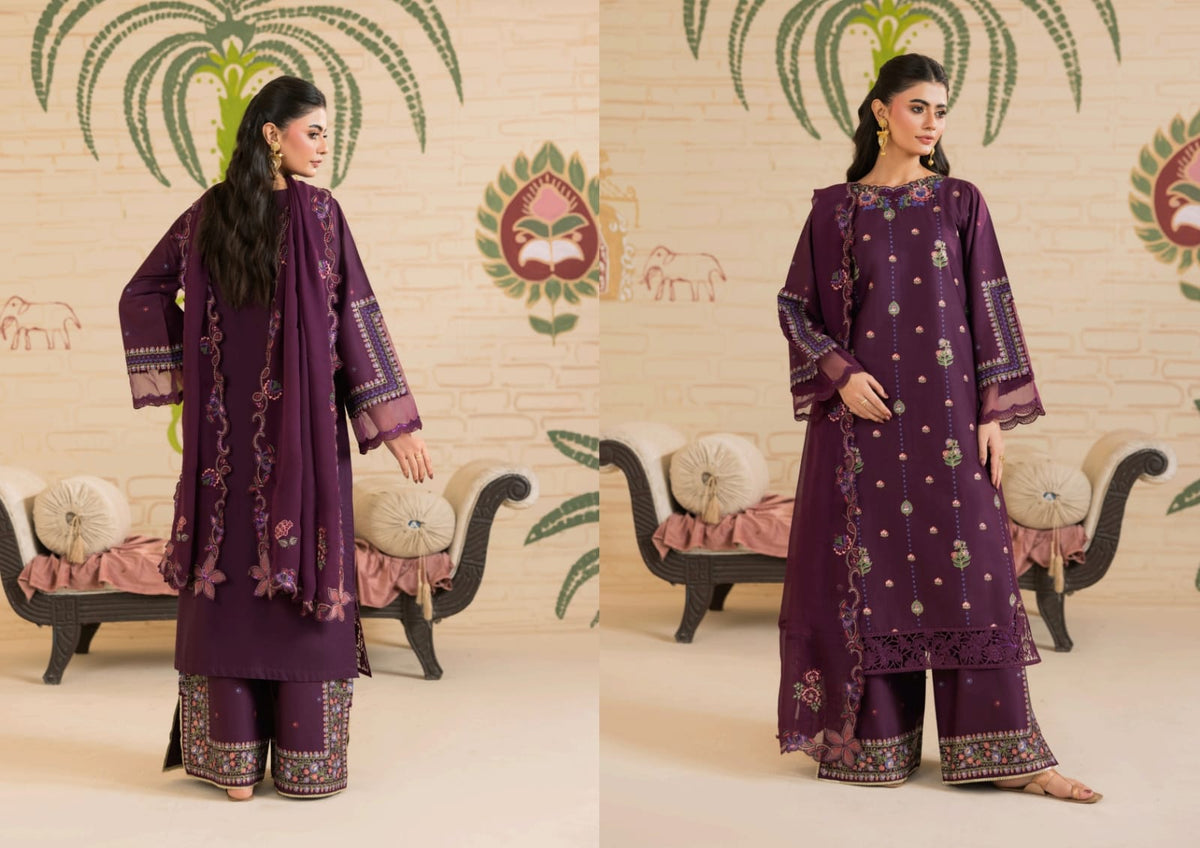 ZEENAT MOSHO PRET STITCHED COTTON CODES COLLECTION