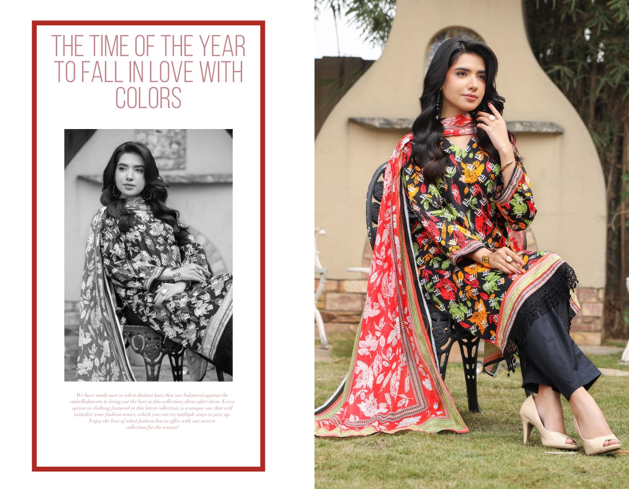 Bin Naeem DIGITAL PRINTED LAWN platinum