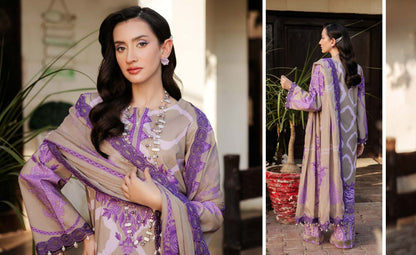 CHARIZMA SHEEN Embroidered Lawn