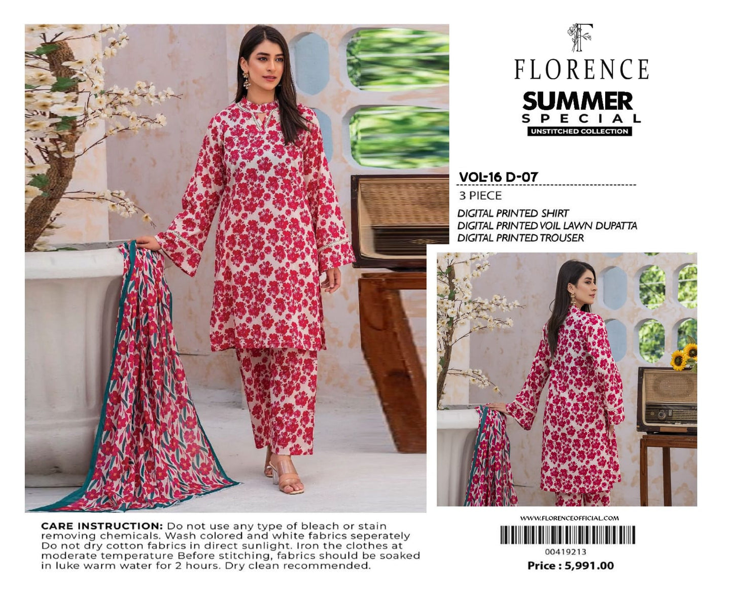 FLORENCE LAWN 3 PC COLLECTION