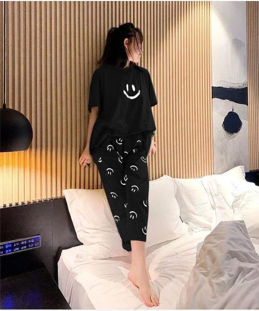 Printed design Night Suit