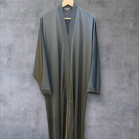 Highneck frontopen abaya