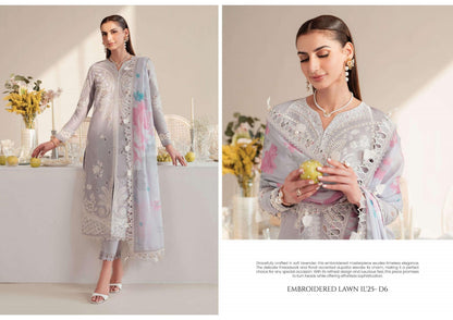 Jazmin presents  Iris Embroidered Luxury Eid Lawn