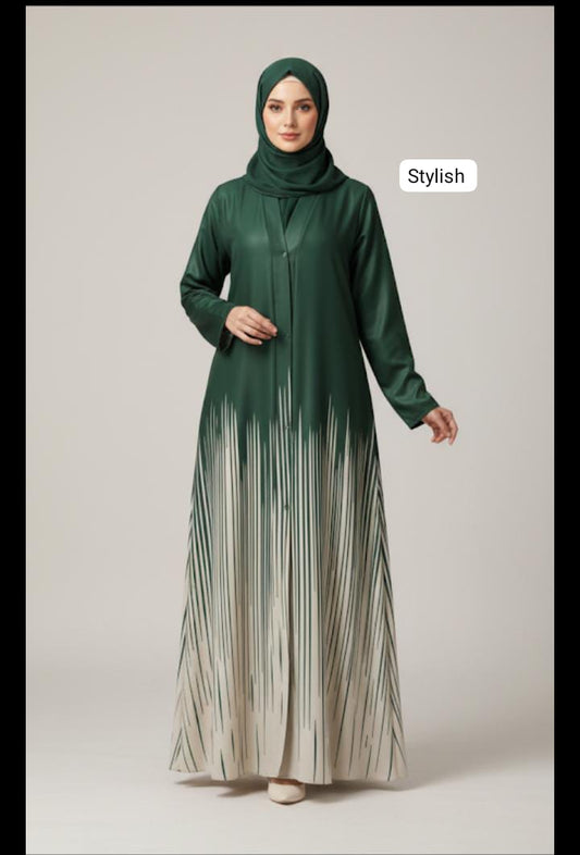 Front open abaya