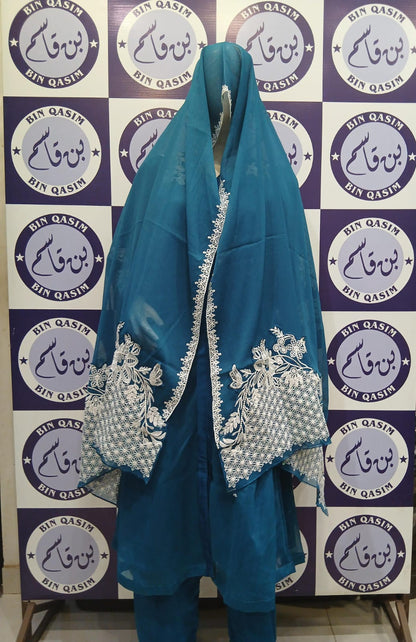 AZURE CHIFFON EMBROIDERED COLLECTION