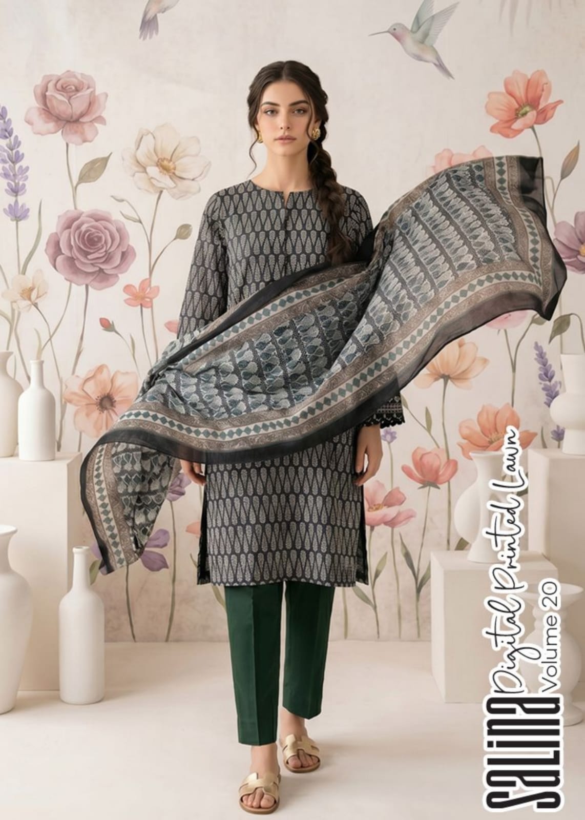 SALINA Digital Printed Lawn
