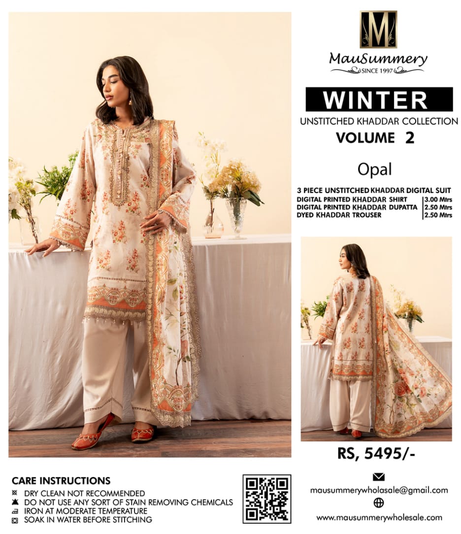 MAUSUMMERY Digital Printed KHADDAR Collection