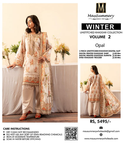 MAUSUMMERY Digital Printed KHADDAR Collection