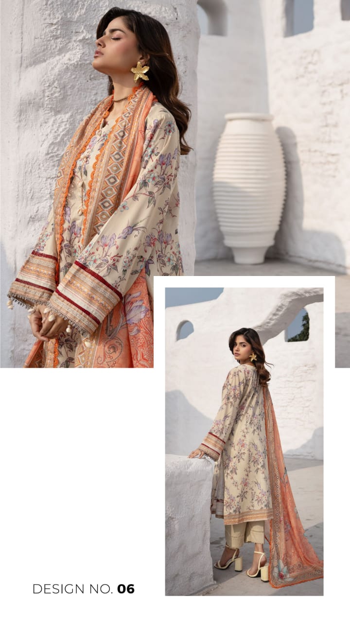 Colors Digital Printed Lawn