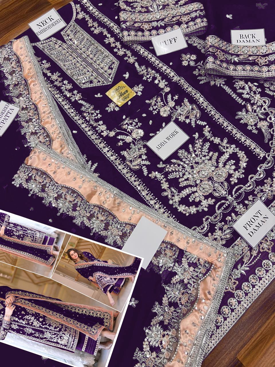 Aneela's Embroidered Chiffon Wedding Collection