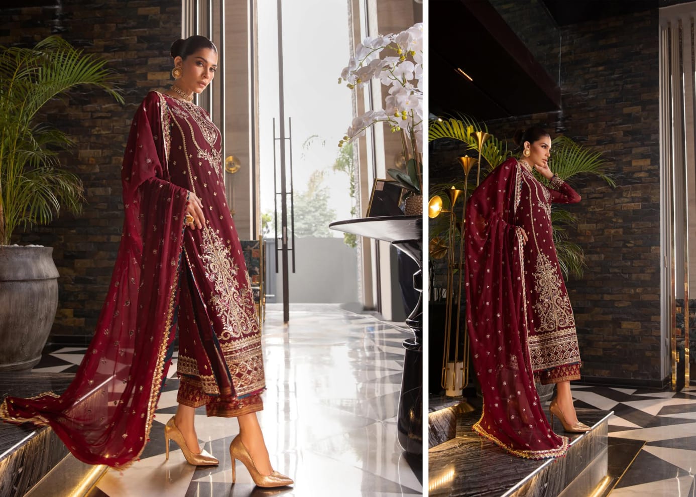 Afsaneh Luxury Pure Bamber Chiffon Collection