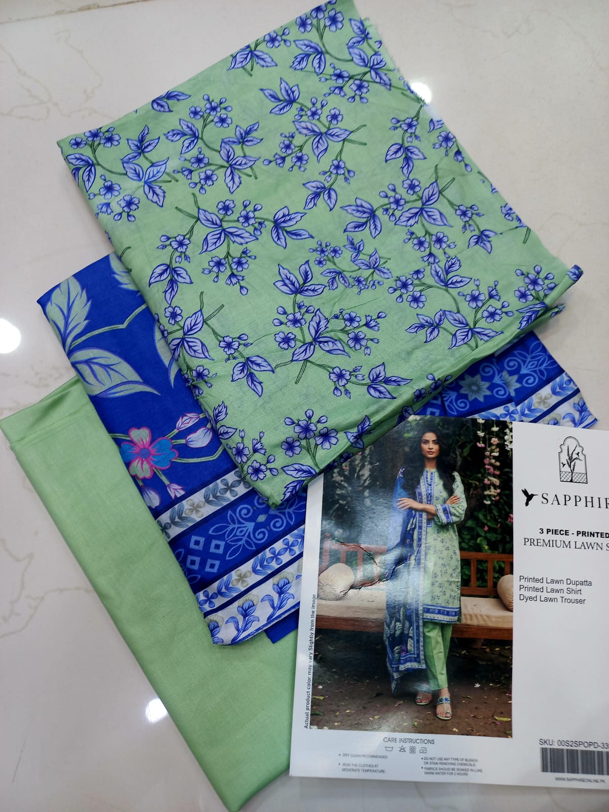 Digital Printed Lawn SAPPHIRE