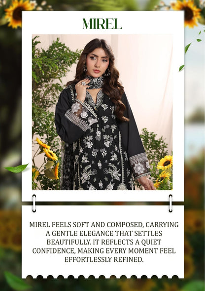 IRHA  GUZEL  Luxury Cotton 3 Pc Stitched Collection