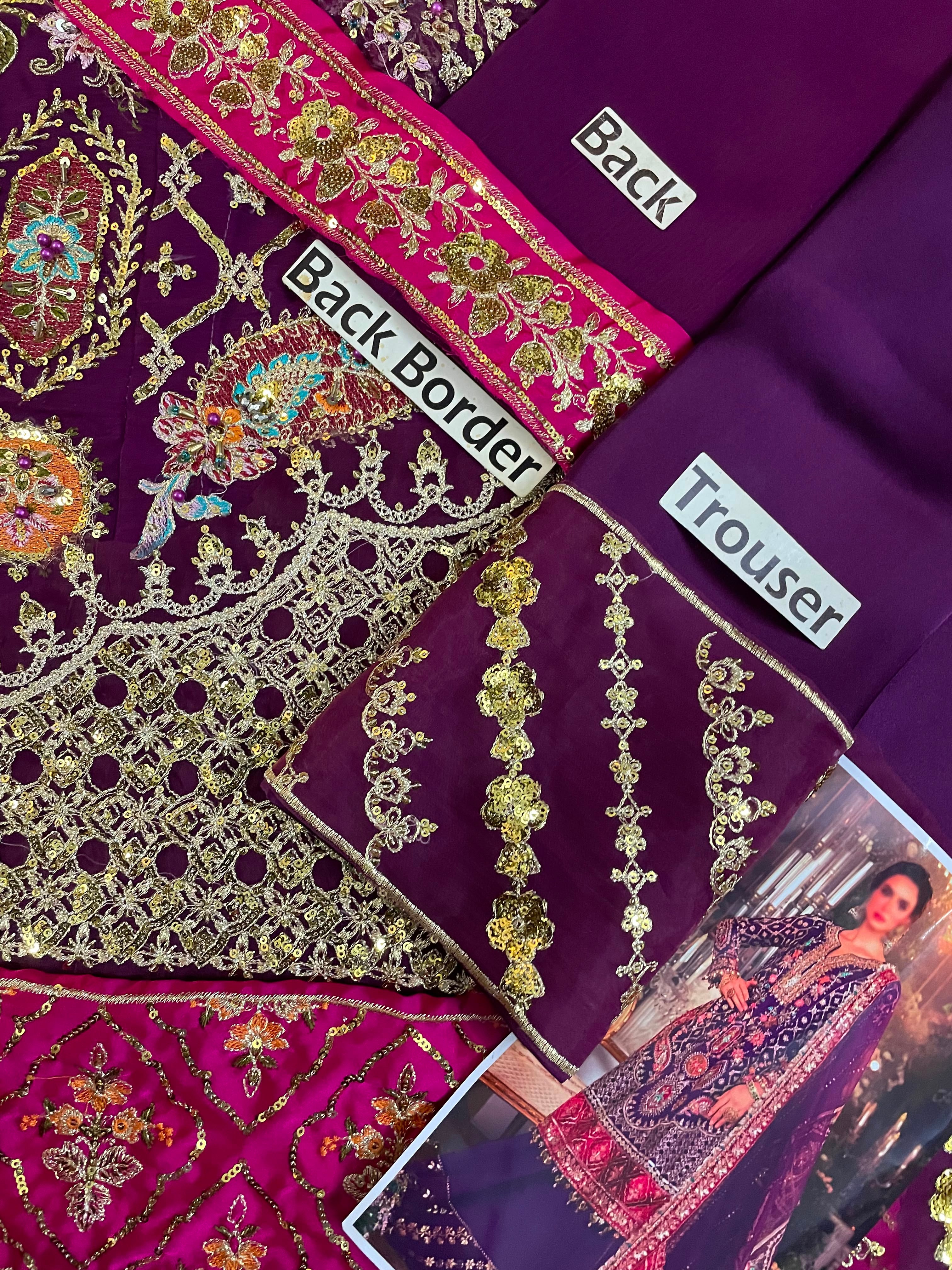 Maria-B Chiffon Embroidered Collection