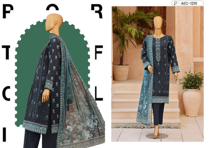 ASASA Digital Printed Embroidered Collection